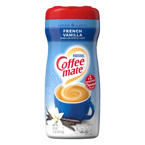 Coffee Mate Coffee-Mate French Vanilla Powder Creamer 15 oz. Canister, PK6 00050000493906 - main